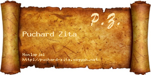 Puchard Zita névjegykártya
